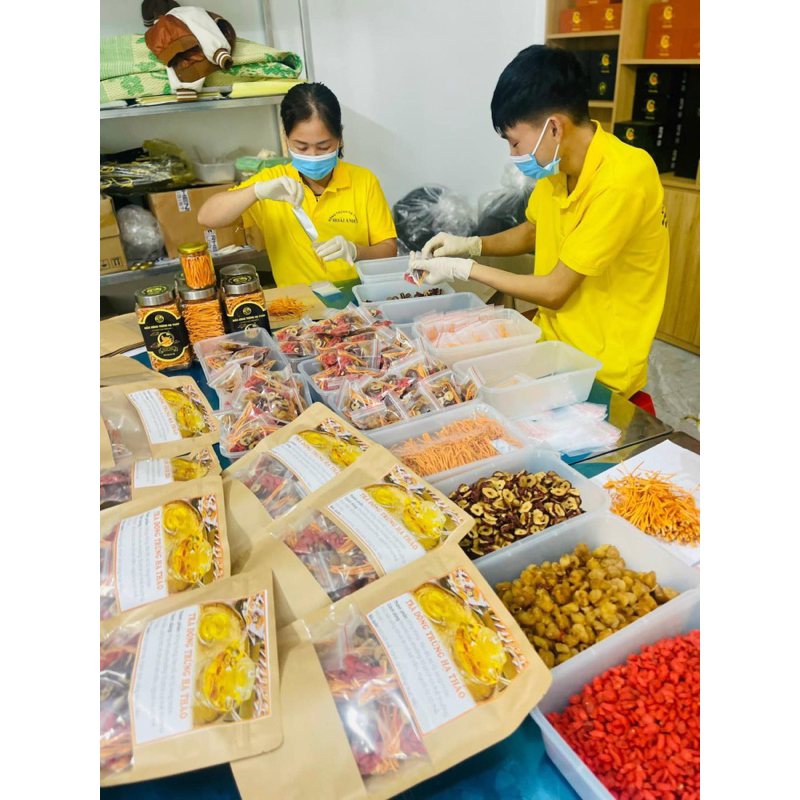 Trà Đông Trùng Hạ Thảo 7 Vị Thảo Mộc (Hộp 20 gói) Thanh lọc cơ thể, đẹp da, giữ dáng, ngủ ngon