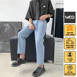 Quần Jean baggy nam nữ , jeans unisex - Quần bò dáng suông rộng -Top xu hướng 2021