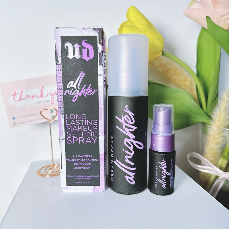 [Đủ Bill] Xịt make up khoá nền Urban decay all night long-lasting ...