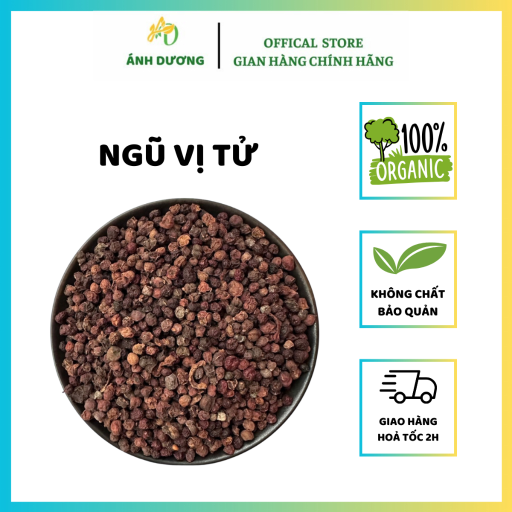 500GR Ngũ Vị Tử Sấy Khô Nguyên Chất Tốt Cho Thận, Cải Thiện Sức Khỏe