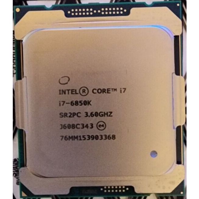 Vi xử lý Cpu Intel I7 6850k socket 2011 tốc độ 3.8 GHz no box hàng