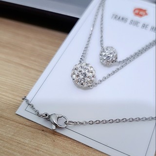 Dây chuyền bông tai trái châu Trang sức Bé Heo