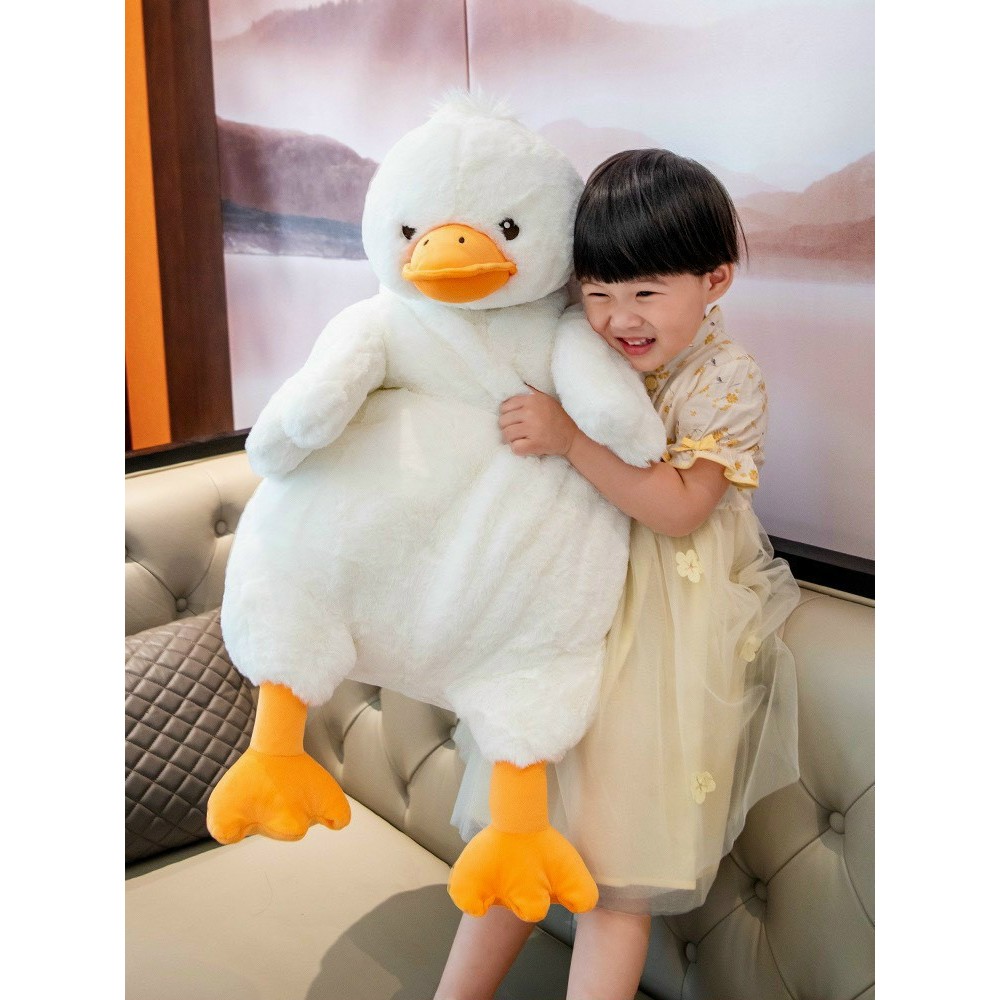 Gấu bông vịt, Gấu bông vịt vô tri dễ thương bụng béo người bạn đáng yêu bên cạnh bạn kích thước 40 đến 80 Cm