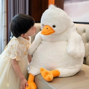 Gấu bông vịt, Gấu bông vịt vô tri dễ thương bụng béo người bạn đáng yêu bên cạnh bạn kích thước 40 đến 80 Cm