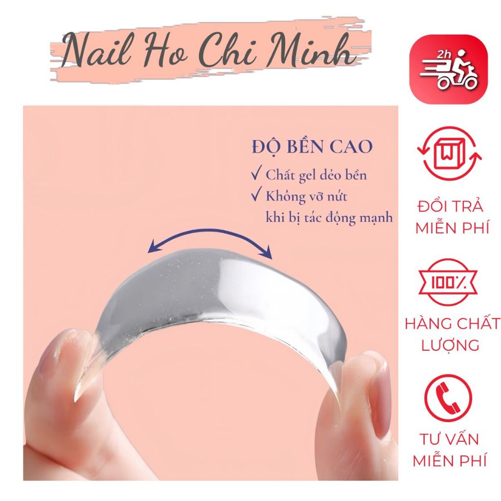 Gel đắp Ibd màu clear chính hãng (không nóng, không chảy)