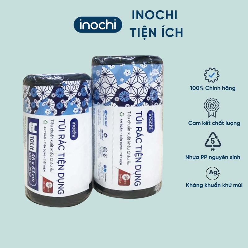 Túi rác tiện dụng 10L, 25L, 50L bền co dãn tốt, có quay xách tiện dụng ...