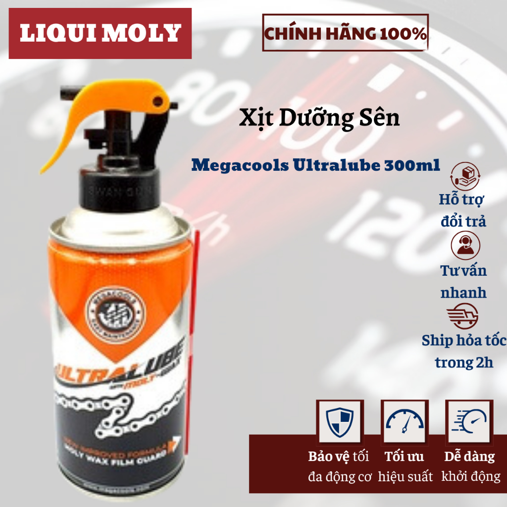 Megacools Ultralube 300ML dưỡng sên trong suốt cao cấp chống văng - Sản ...