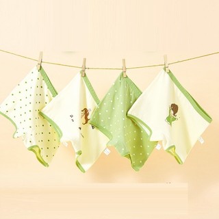 [T22 Combo 4 quần chíp cao cấp] Quần chip đùi bé gái, quần chip cho bé cotton cao cấp hình bé gái xanh lá cute 9-35kg