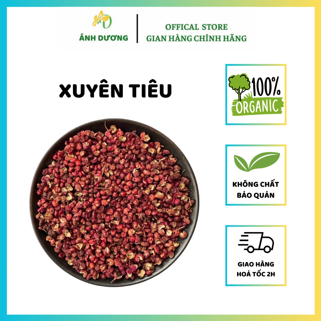 Hạt Xuyên Tiêu Đỏ (Hoa Tiêu) Dùng Để Tẩm Ướp Gia Vị Hàng Chất Lượng