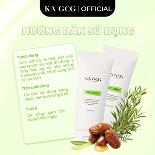 Sữa rửa mặt TRÀM dịu nhẹ giúp làm sạch sâu dành cho mọi loại da 100ML KA GCG