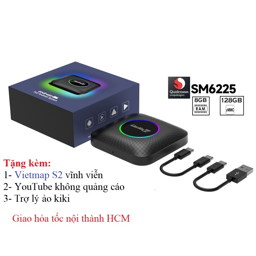 Android Box Carlinkit Tbox Ambient Ram 8G/Rom 128G, Chip core 8