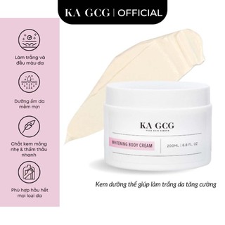 Kem dưỡng thể WHITENING BODY giúp làm trắng, làm sáng da cho làn da rạng rỡ, mịn màng 200ML KA GCG