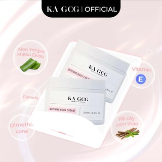 Kem dưỡng thể WHITENING BODY giúp làm trắng, làm sáng da cho làn da rạng rỡ, mịn màng 200ML KA GCG
