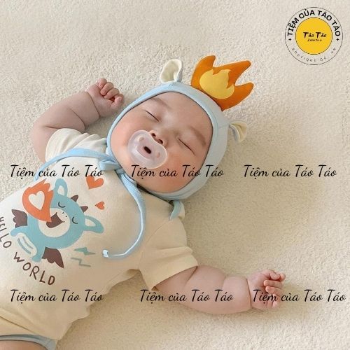 (HÀNG CÓ SẴN) Set Bodysuit Rồng Ngắn Tay, Rồng Hồng, Rồng Xanh TẶNG KÈM MŨ VÀ TẤT cover IKII Hàn Quốc bé trai, bé gái