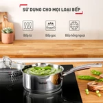 Bộ 5 nồi Inox cao cấp Tefal Duetto Plus (quánh 16cm, nồi hầm 18/20/24 cm, nồi luộc gà 22cm) — ảnh 8