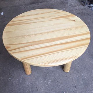 Kệ gỗ mini trang trí lọ hoa, Kệ Gỗ Thông 3 Chân bình nước chậu cây cảnh