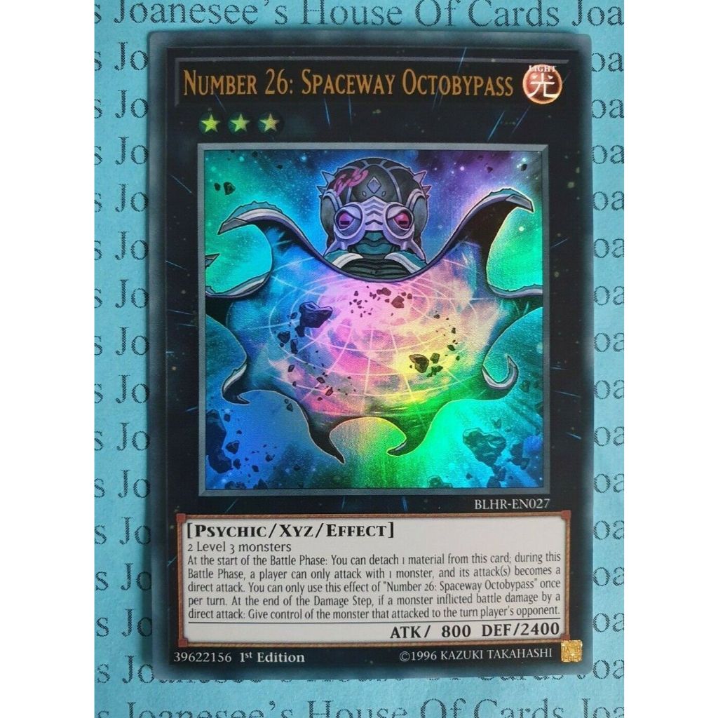 Lá bài thẻ bài Yugioh Number 26 Spaceway Octobypass – Ultra Rare - Tặng ...