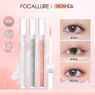 FOCALLURE Nhũ kẻ mắt kim tuyến lấp lánh chống thấm nước 1.5g