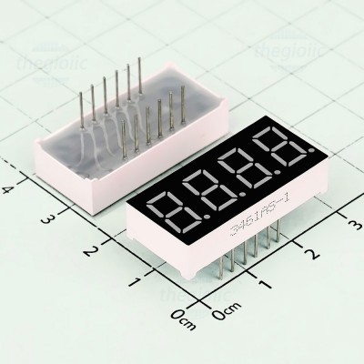 [3 Cái]- 3461AS LED 7 Đoạn 0.36inch Đỏ 4 Số Âm Chung | Shopee Việt Nam