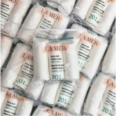 Bông Tẩy Trang LAMER 201 Miếng Mềm Mịn Cotton Organic Sợi Bông Tự Nhiên Hàng Loại 1