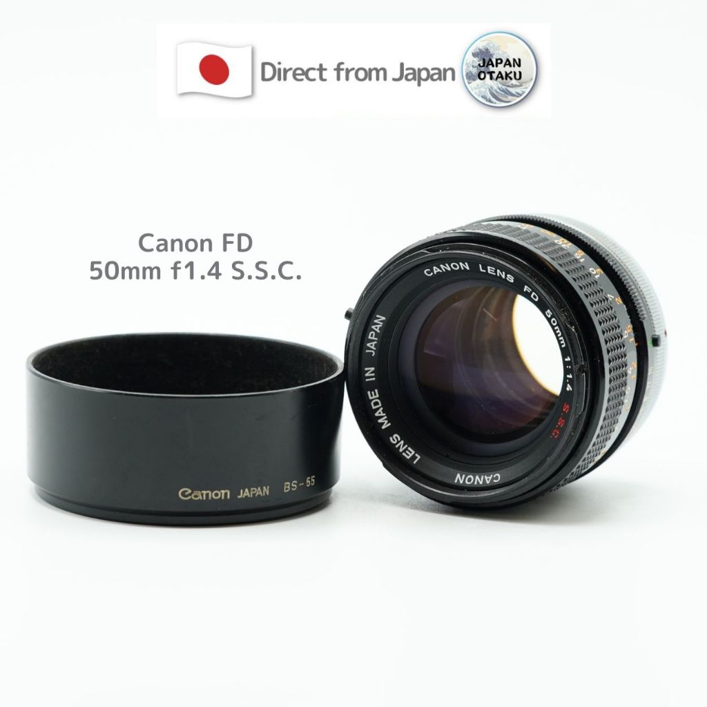 Objectif Canon FD 50mm F/1.4 - Monture Manuelle, Très Bon état