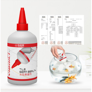 Lọ Sơn Kẻ Chỉ Gạch Công Nghệ HQ 300ml - Keo Chà Ron Sứ Đa Năng, Chai Sơn chỉ kẻ gạch 300ml