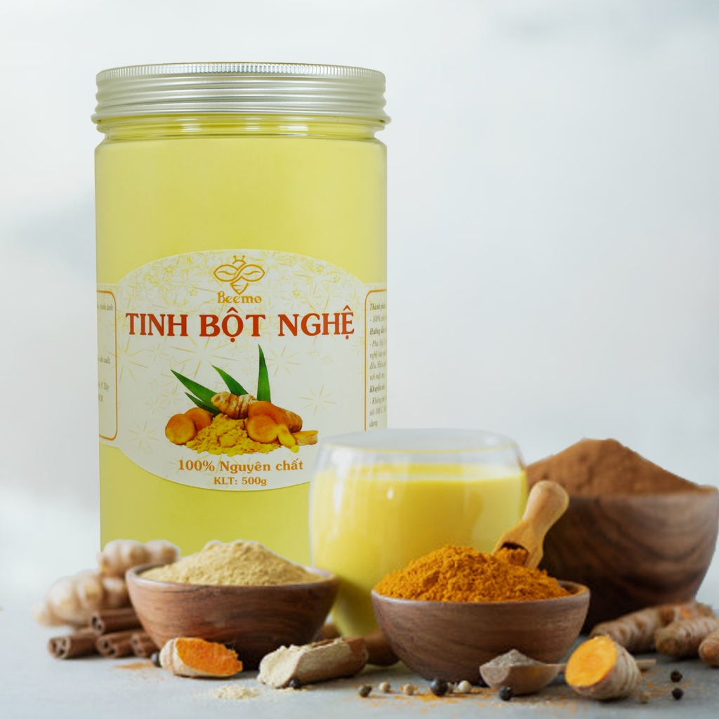 Ảnh Combo Tinh bột nghệ 500g + Mật ong hoa cà phê 1kg - Nguyên chất Beemo 4