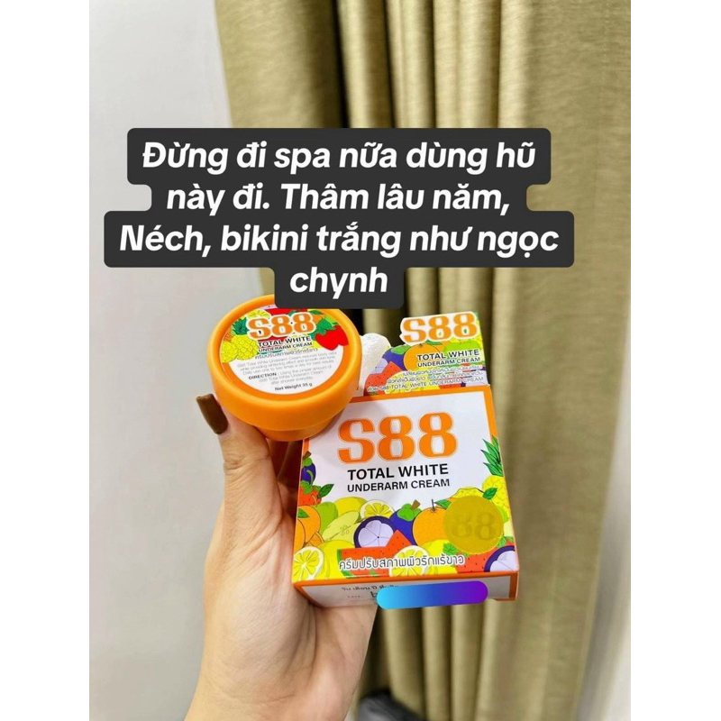 Kem giảm thâm nách và khử mùi 88 Total White Underarm Cream Thái