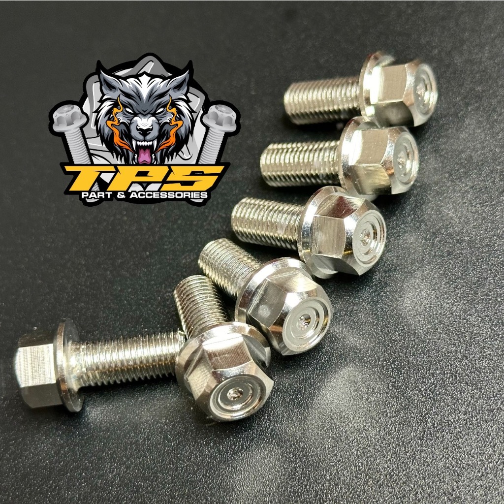 Ốc trụ inox 304 V2 Thương hiệu TPS gắng đc nhiều vị trí trên xe VD:(pas heo , chân phuộc ,cảng xe...vvv)