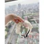 HT007 Băng đô cài tóc ren tiểu thư kết ngọc cao cấp, Bờm tóc thời trang sang chảnh HT007