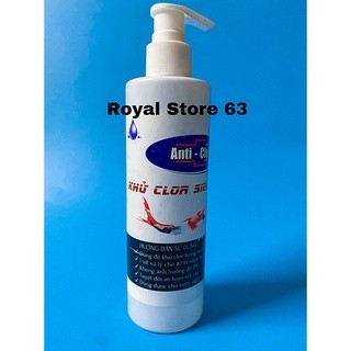 KHỬ CLO SIÊU TỐC ANTI CLOR CÁ XINH CHO BỂ CÁ CẢNH