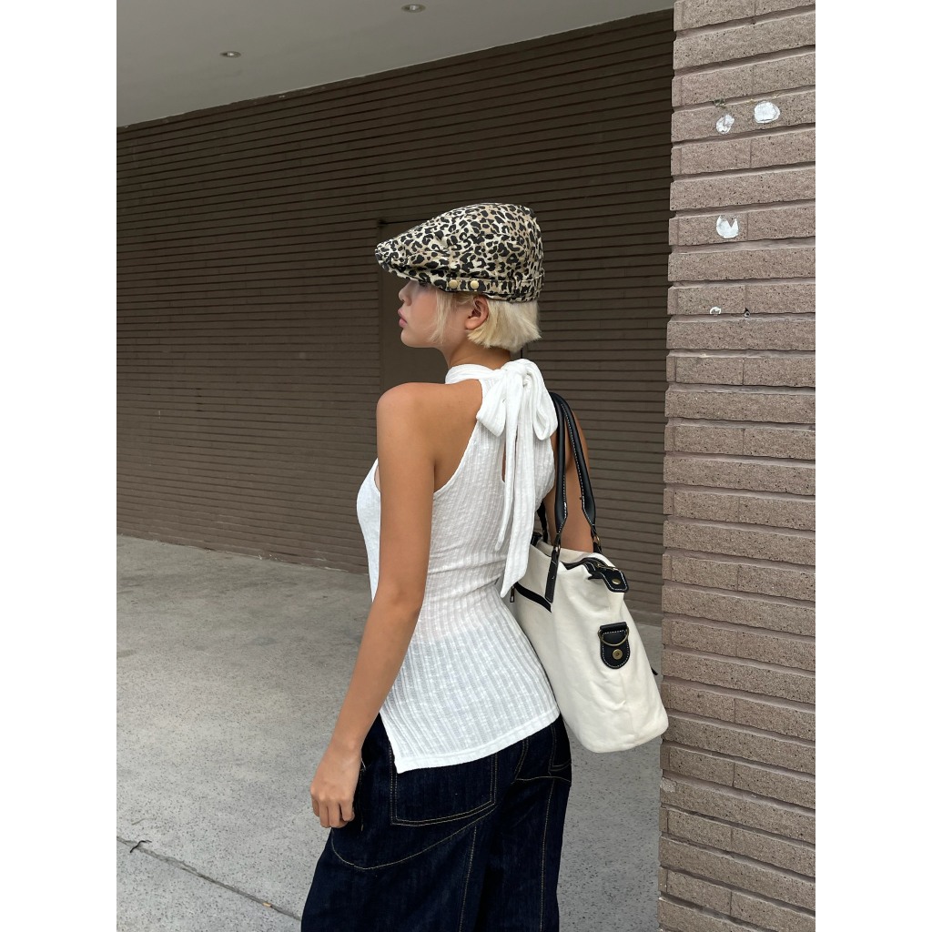 Ảnh làminapparel - TWIST NECK SLEEVELESS TOP 1