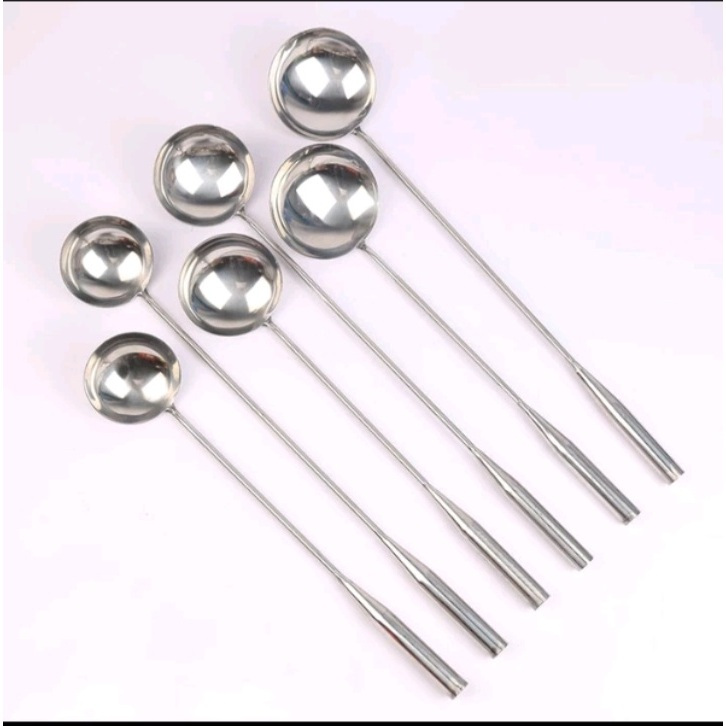 Vá Xào Inox Cán Inox Thân Thon Nhỏ Cán Dài 37cm - Vá Xào Inox Cán Inox ...