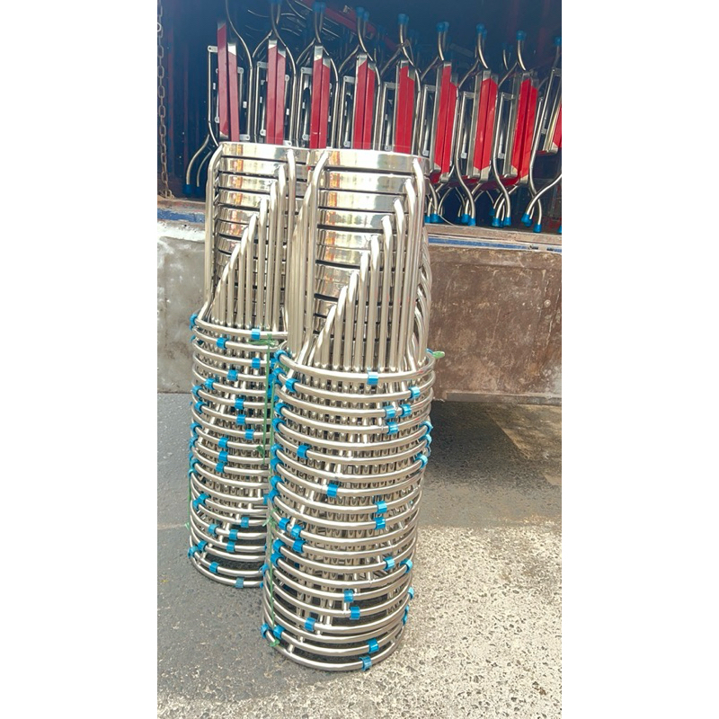 COMBO 10 ghế inox  ngồi ăn tiệc ,đảm bảo chắc chắn