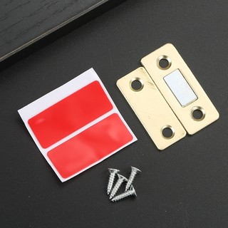 SET 2 Nam Châm Gắn Cửa Lực Hút Cực Mạnh Dán Chốt Tủ Quần Áo Ngăn Kéo Cửa Ra Vào Kèm Keo 3M Ốc Vít Tiện Lợi 88464