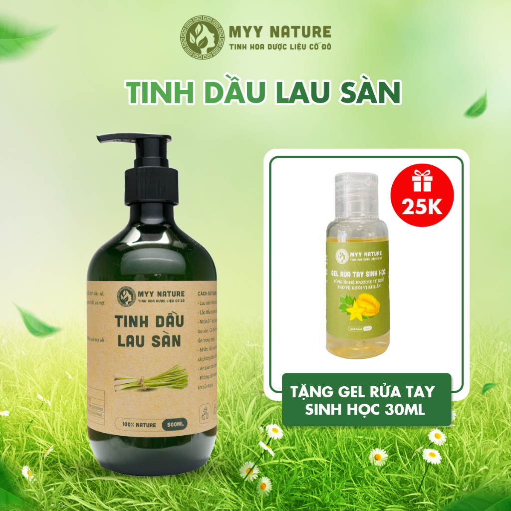 Tinh Dầu Lau Sàn Myy Nature Chai 500ml/1000ml - Sạch Nhanh, Khử Mùi Và Xua Đuổi Côn Trùng Hiệu Quả
