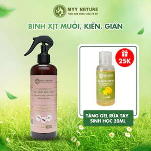 Bình Xịt Kiến Thảo Mộc Diệt Kiến, Muỗi, Côn Trùng chai 500ml - Myy Nature - An Toàn, Hiệu Quả