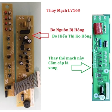 Mạch quạt lv16s-rv Bo nguồn quạt LV16S bo nguồn thay thế cho mạch quạt cây LV16S-RV ShopLinhKienHN