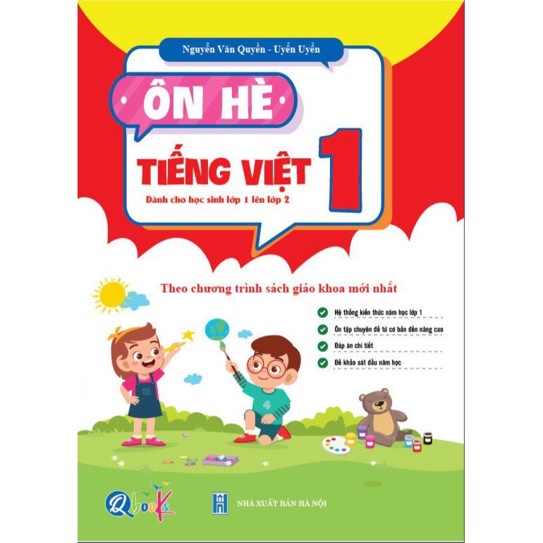 Sách - Ôn Hè Toán Và Tiếng Việt 1 - Dành cho học sinh lớp 1 lên lớp 2