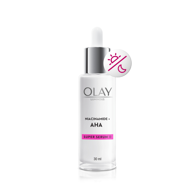 Ảnh Super Serum OLAY LUMINOUS NIACINAMIDE AHA Dưỡng Sáng Da, Mờ Thâm Mụn 30ML 1