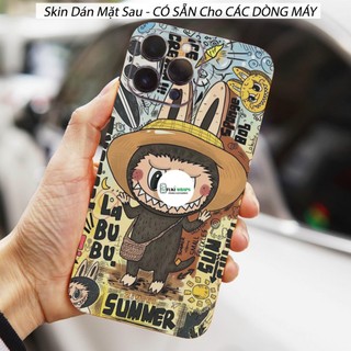 Tấm dán Skin Mặt Sau Mẫu Labubububu MS02 FULL VIỀN 15promax , 14promax , 13promax , 12promax , 11promax  - FukiShop