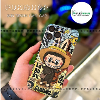 Tấm dán Skin Mặt Sau Mẫu Labubububu MS02 FULL VIỀN 15promax , 14promax , 13promax , 12promax , 11promax  - FukiShop
