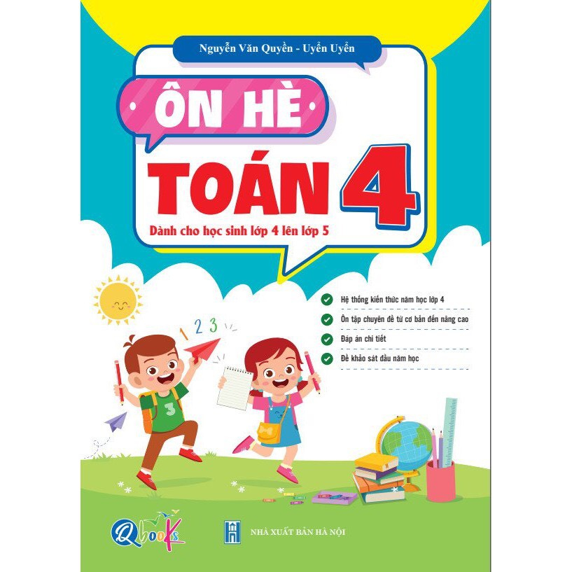 Sách - Ôn Hè Toán Và Tiếng Việt 4 - Dành cho học sinh lớp 4 lên lớp 5