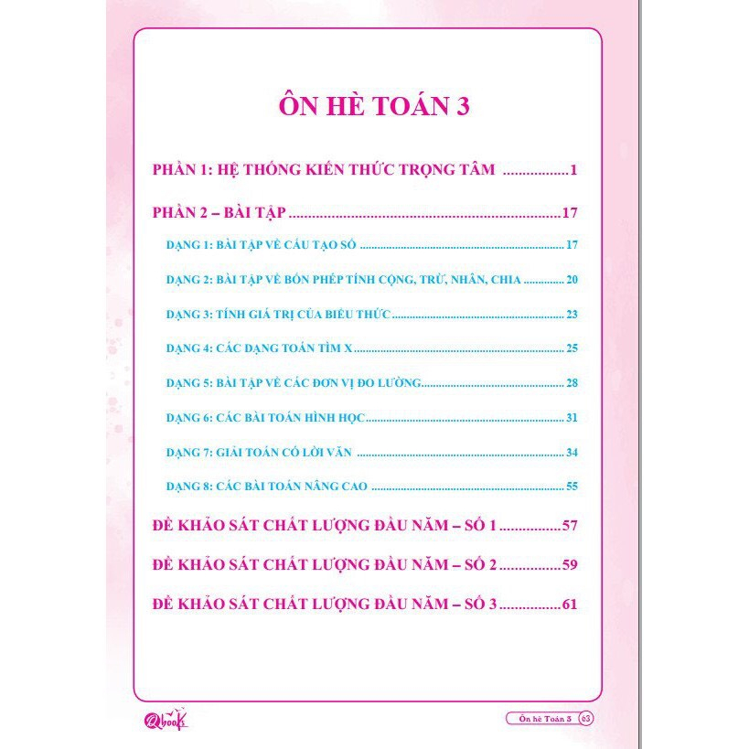 Sách - Ôn Hè Toán Và Tiếng Việt 3 - Dành cho học sinh lớp 3 lên lớp 4