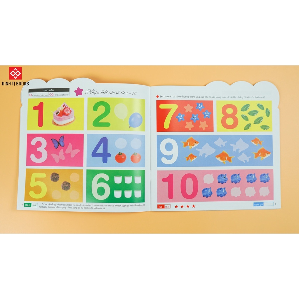 Sách - 200 Miếng Bóc Dán Thông Minh - 12 chủ đề lựa chọn - Dành cho trẻ từ 2-6 tuổi