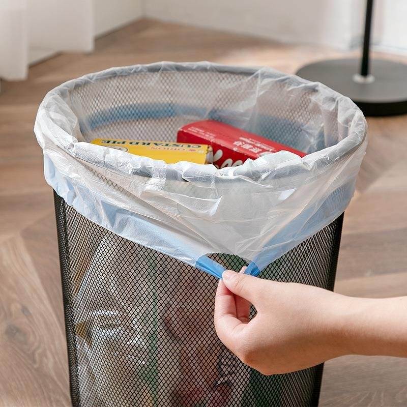 Túi Đựng Rác Chống Thủng Cỡ Lớn Và Dày Có Dây Rút Túi Rác Dành Cho Khách Sạn  Cho Hộ Gia Đình Tiện Lợi Cho Siêu Thị