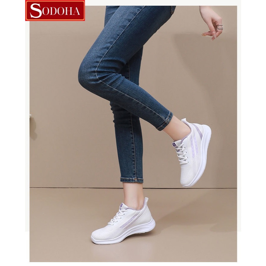 Ảnh Giày Thể Thao Nữ SODOHA SDH55 Êm nhẹ Siêu Thoáng , Chạy Bộ , Đi Bộ Siêu êm 1