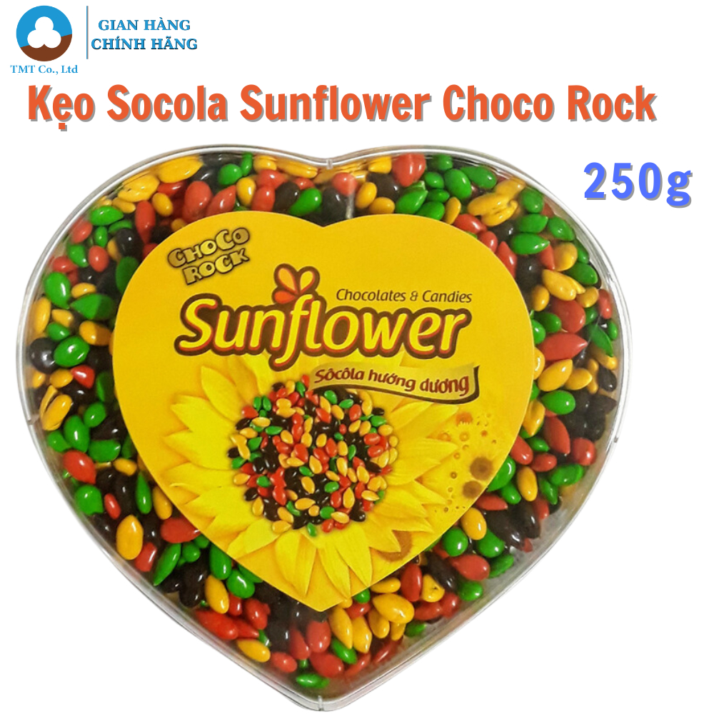 Kẹo Socola Sunflower Choco Rock trái tim 250g | Shopee Việt Nam