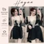 HT413 Set váy ngủ và áo choàng phối ren xẻ ngực tôn dáng, đồ ngủ lụa mặc nhà gợi cảm HT413(64+246)