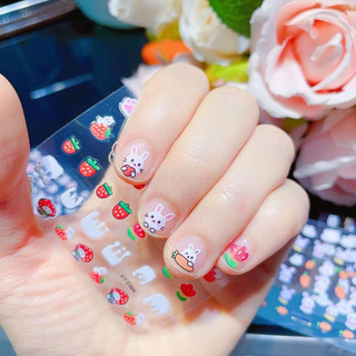1 Miếng Dán Trang Trí Móng Tay Chống Thấm Nước Hoạt Hình Dễ Thương